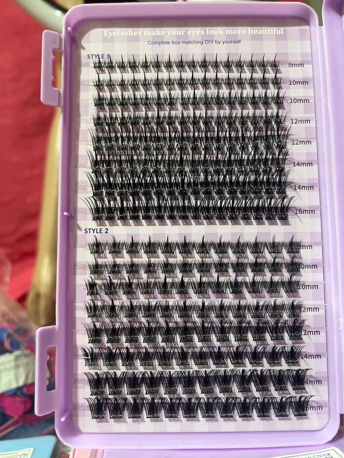 💜LIBRO DE PESTAÑAS– 400 PCS 4 estilos diferentes - 2