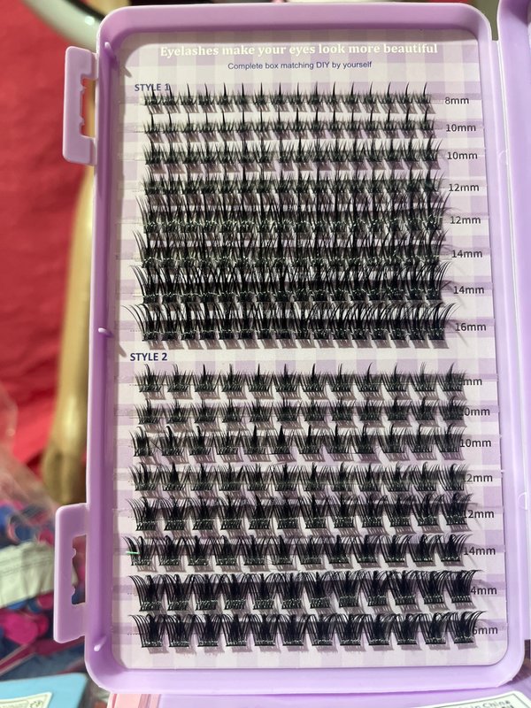 💜LIBRO DE PESTAÑAS– 400 PCS 4 estilos diferentes