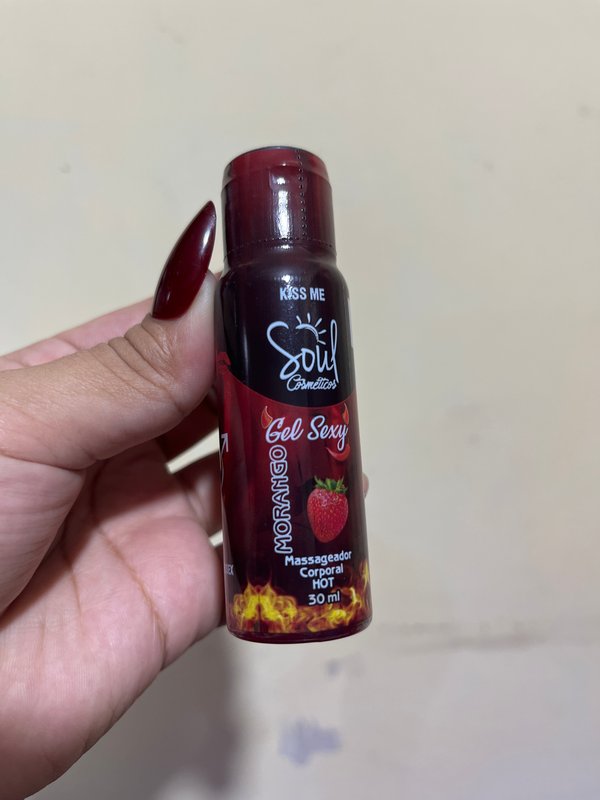 Gel sexy lubri fresa 🍓🤤