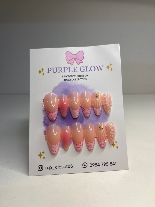 ᥫ᭡ Uñas press on nails | Almendradas largas