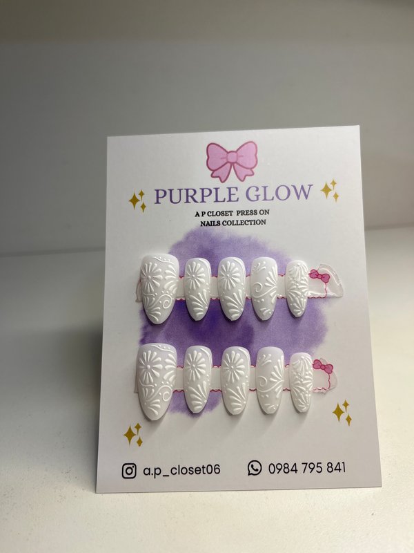 ᥫ᭡ Uñas press on nails | Almendradas largas