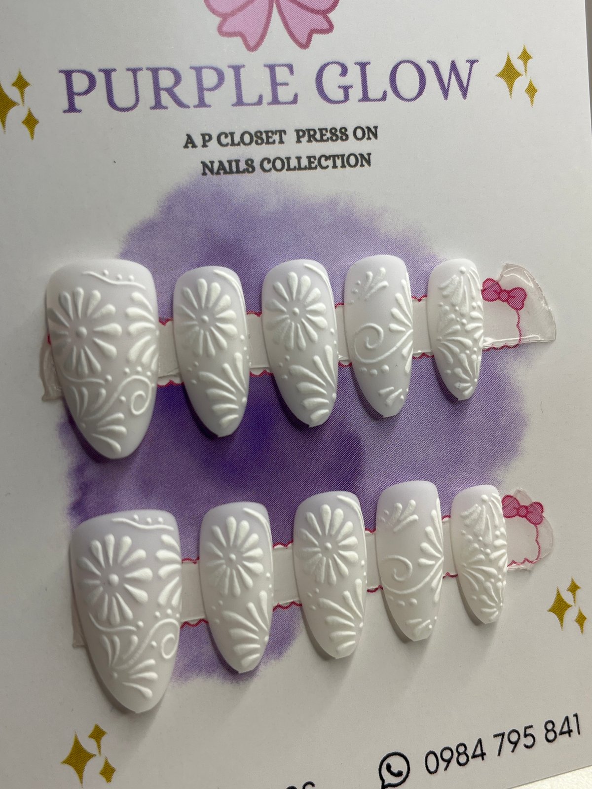 ᥫ᭡ Uñas press on nails | Almendradas largas - 2