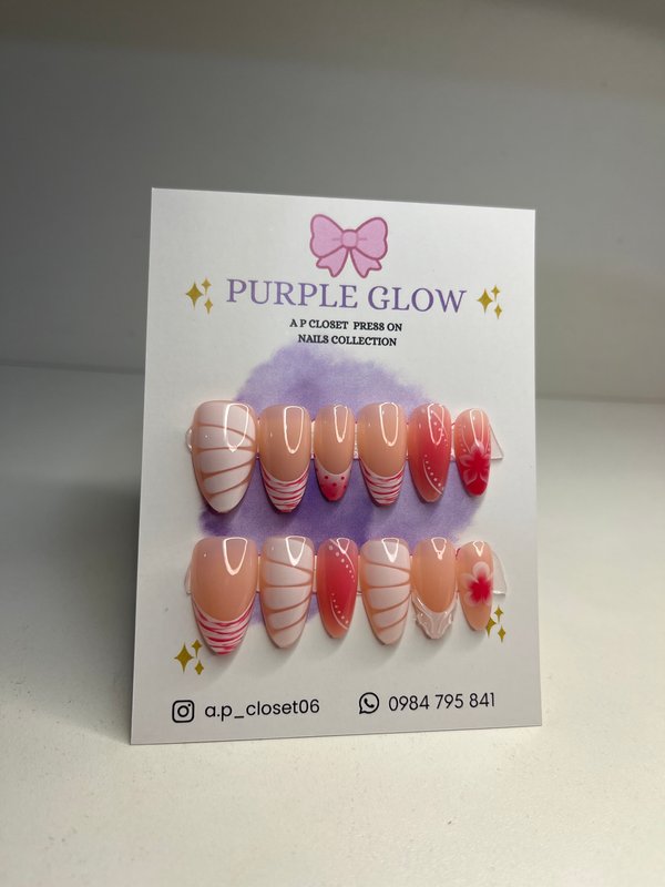 ᥫ᭡ Uñas press on nails | Almendradas largas