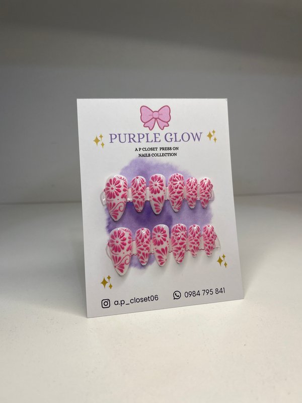 ᥫ᭡ Uñas press on nails | Almendradas largas