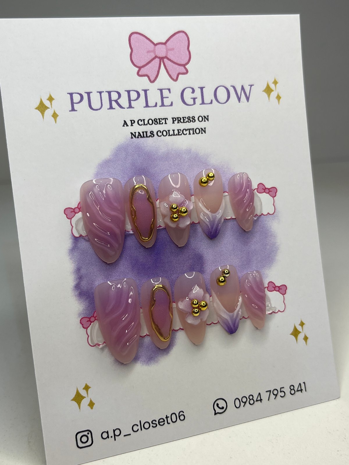 ᥫ᭡ Uñas press on nails | Almendradas premium  - 2