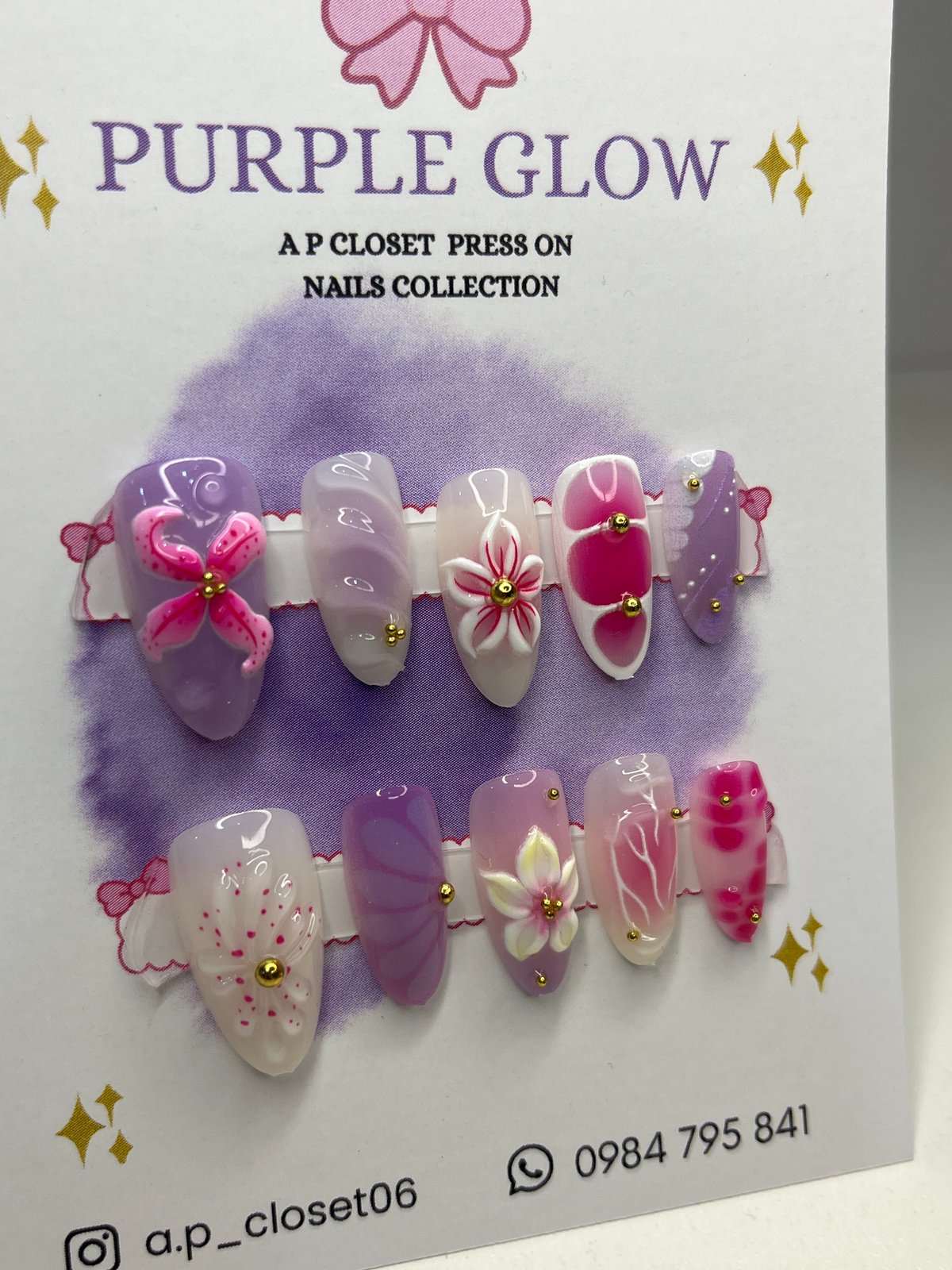 ᥫ᭡ Uñas press on nails | Almendradas premium  - 2