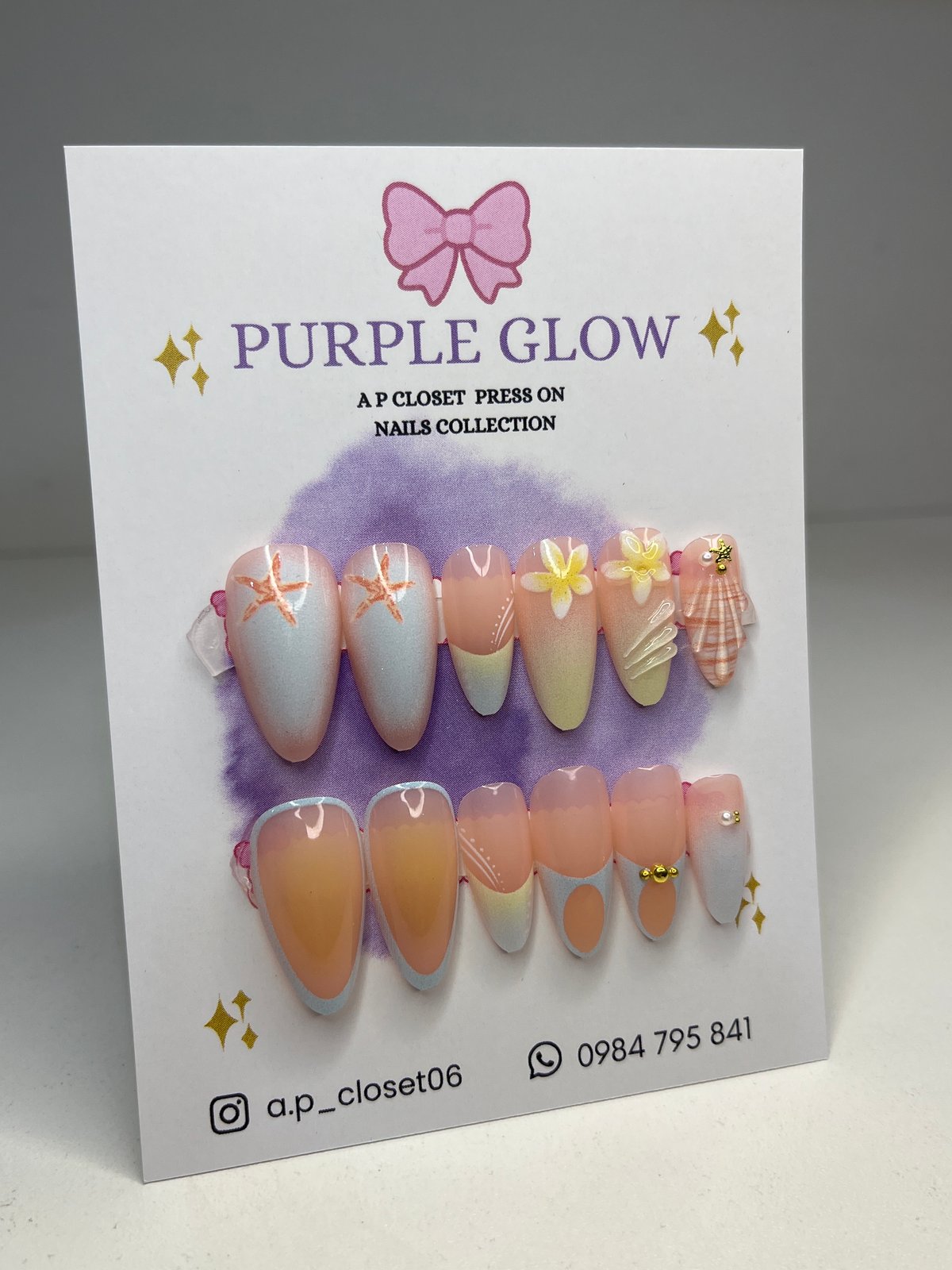 ᥫ᭡ Uñas press on nails | Almendradas premium  - 2