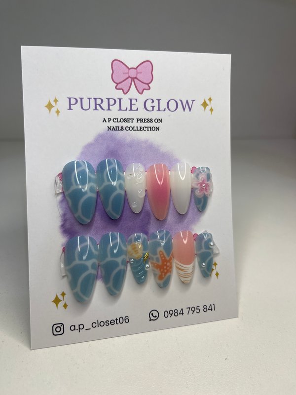 ᥫ᭡ Uñas press on nails | Almendradas premium