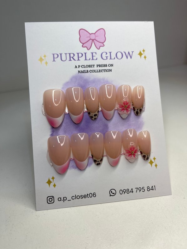 ᥫ᭡ Uñas press on nails | Almendradas premium 
