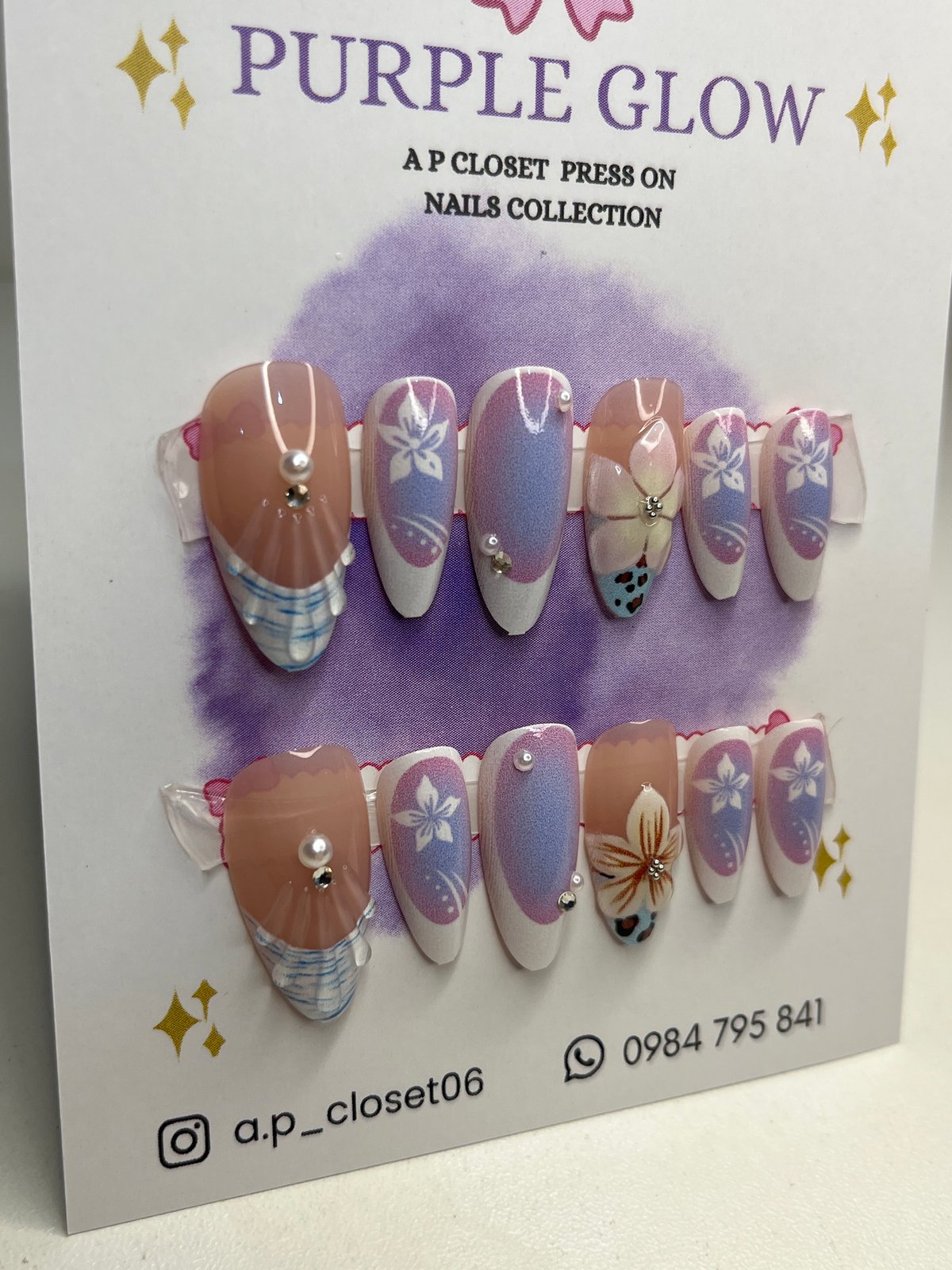 ᥫ᭡ Uñas press on nails | Almendradas premium  - 2