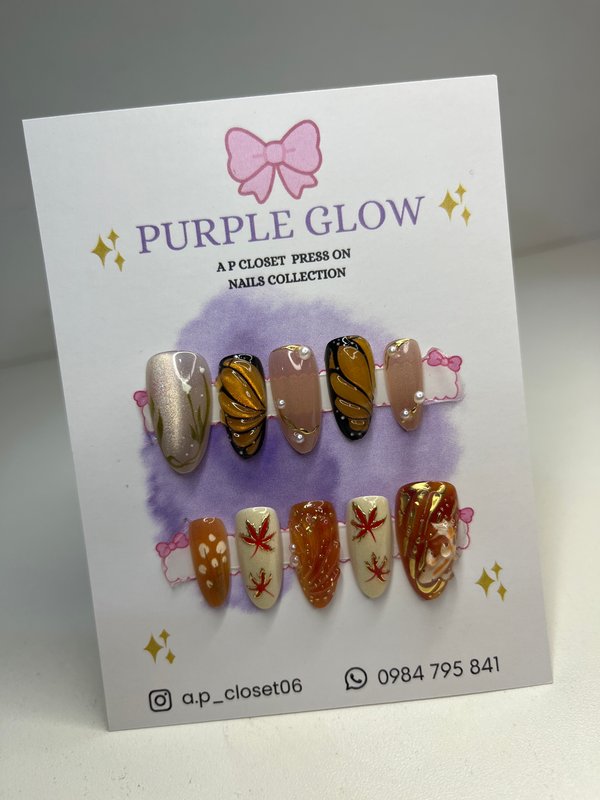 ᥫ᭡ Uñas press on nails | Almendradas premium 