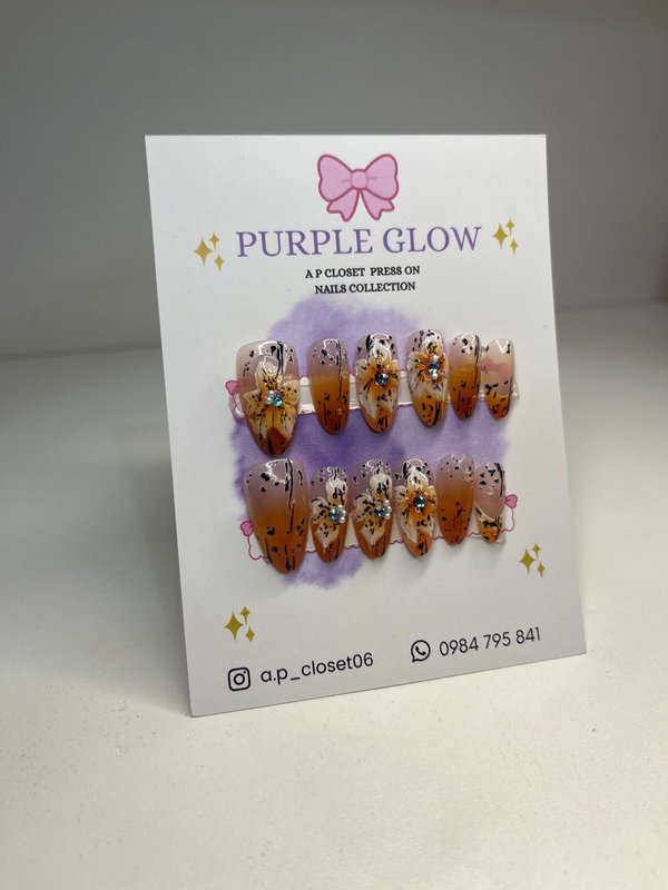 ᥫ᭡ Uñas press on nails | Almendradas premium 