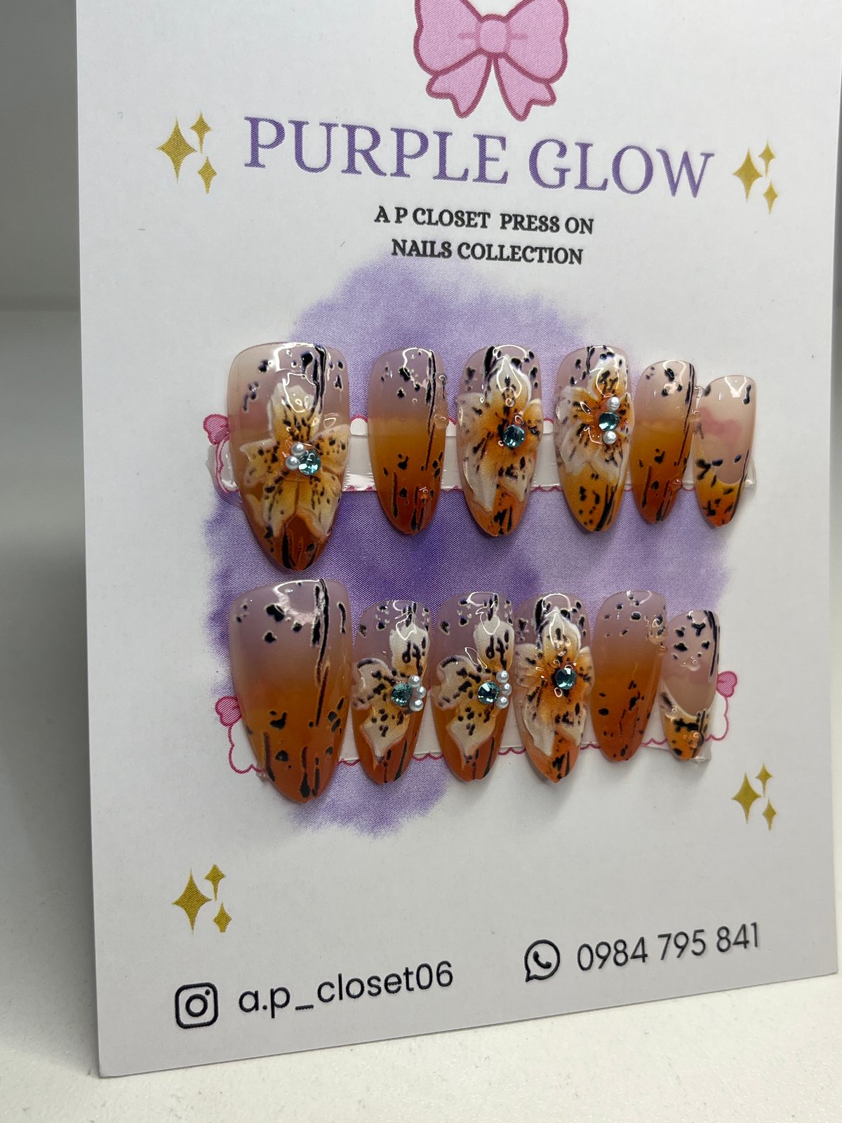 ᥫ᭡ Uñas press on nails | Almendradas premium  - 2