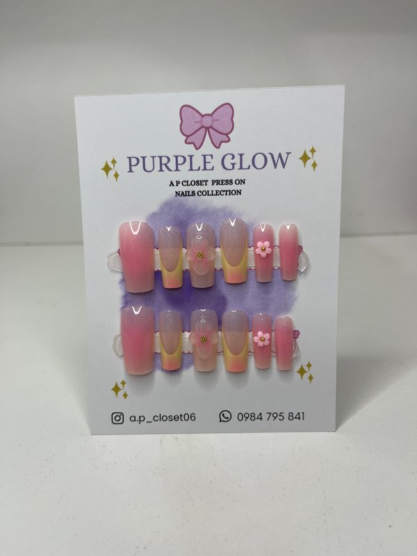 Press on nails cuadrado largo