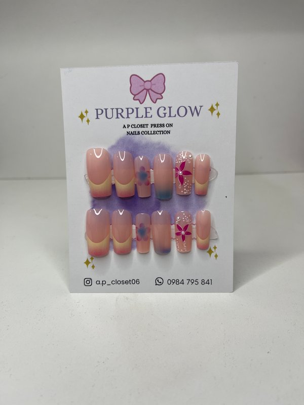 Press on nails cuadrado largo