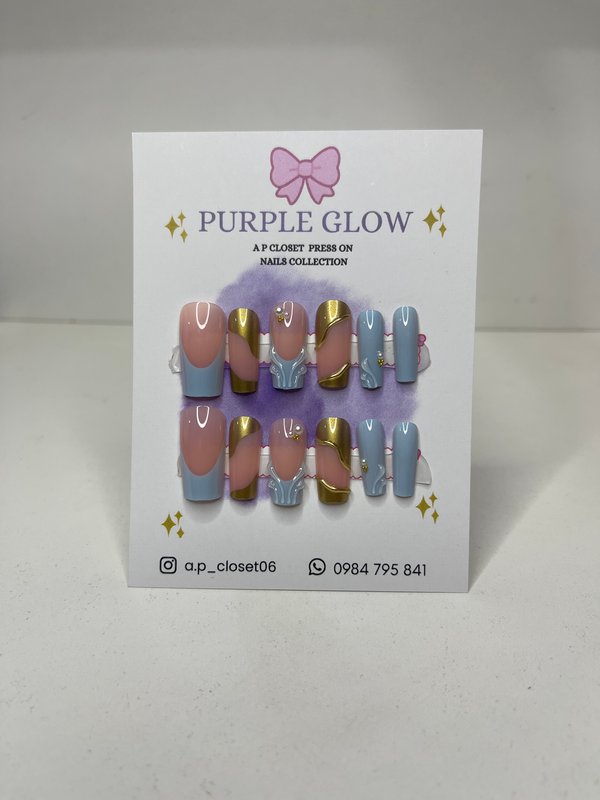 Press on nails cuadrado largo