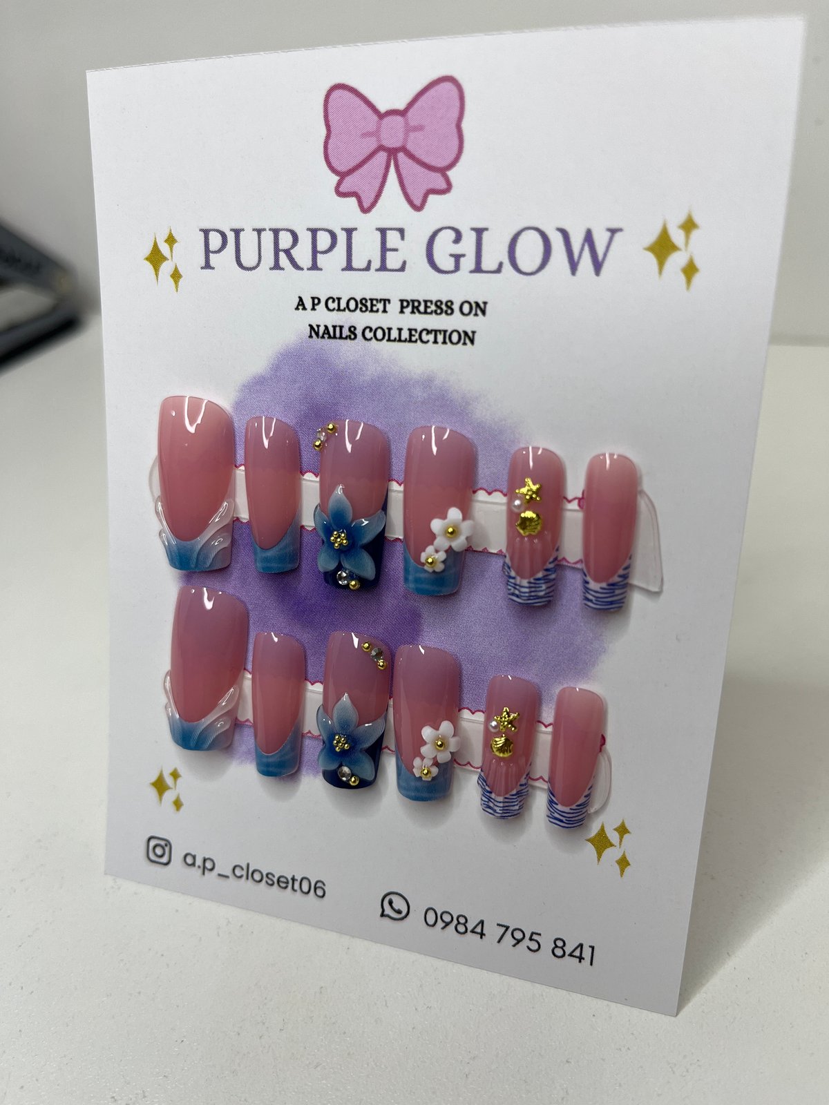 ᥫ᭡ Press on cuadradas Premium largas  - 2
