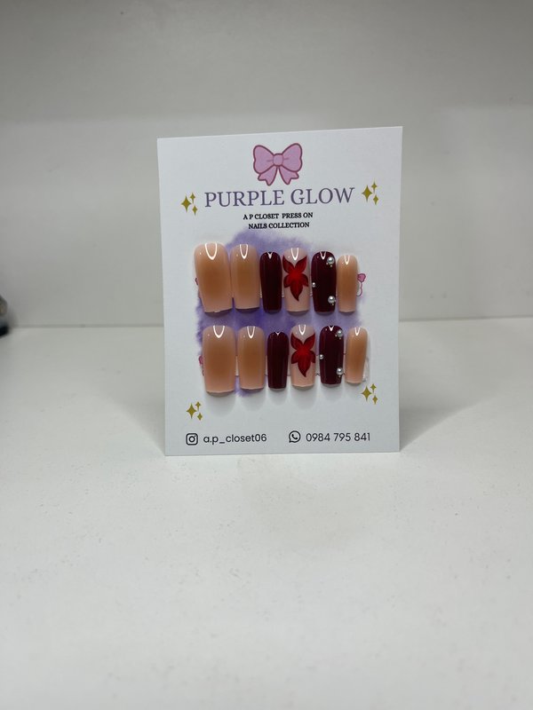 Press on nails cuadrado largo