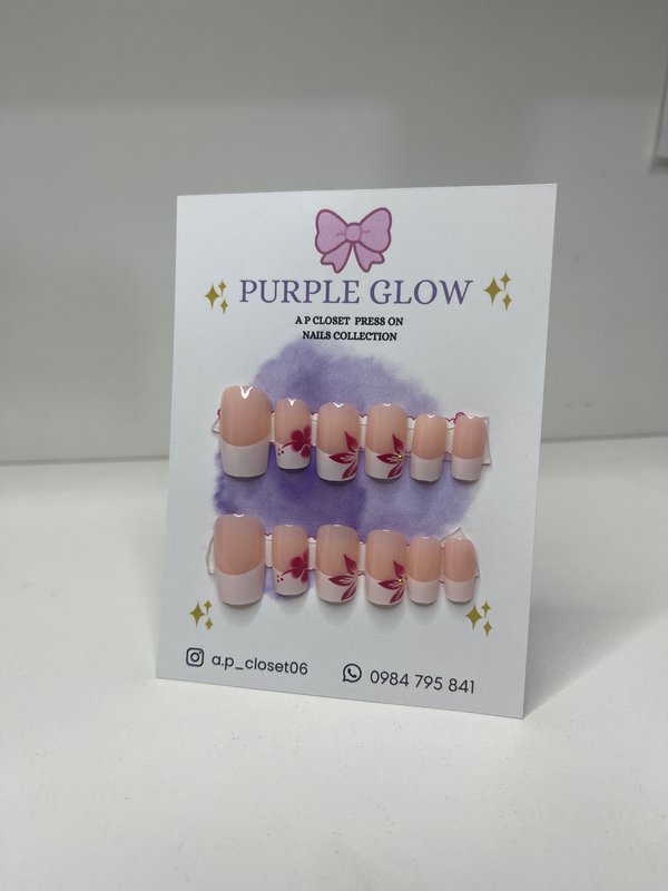 ᥫ᭡ Uñas press on Cuadradas cortas