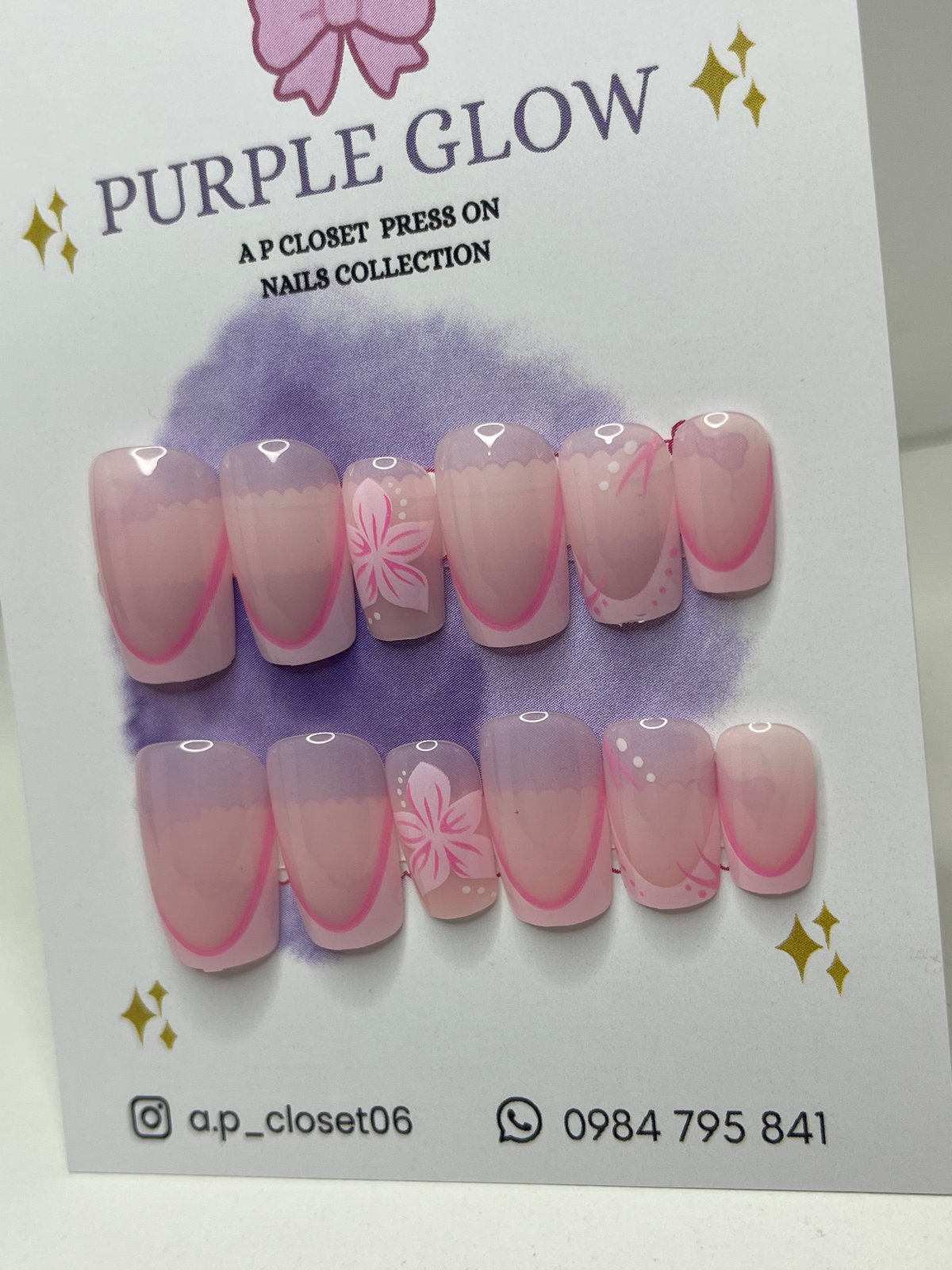 ᥫ᭡ Uñas press on Cuadradas cortas - 2
