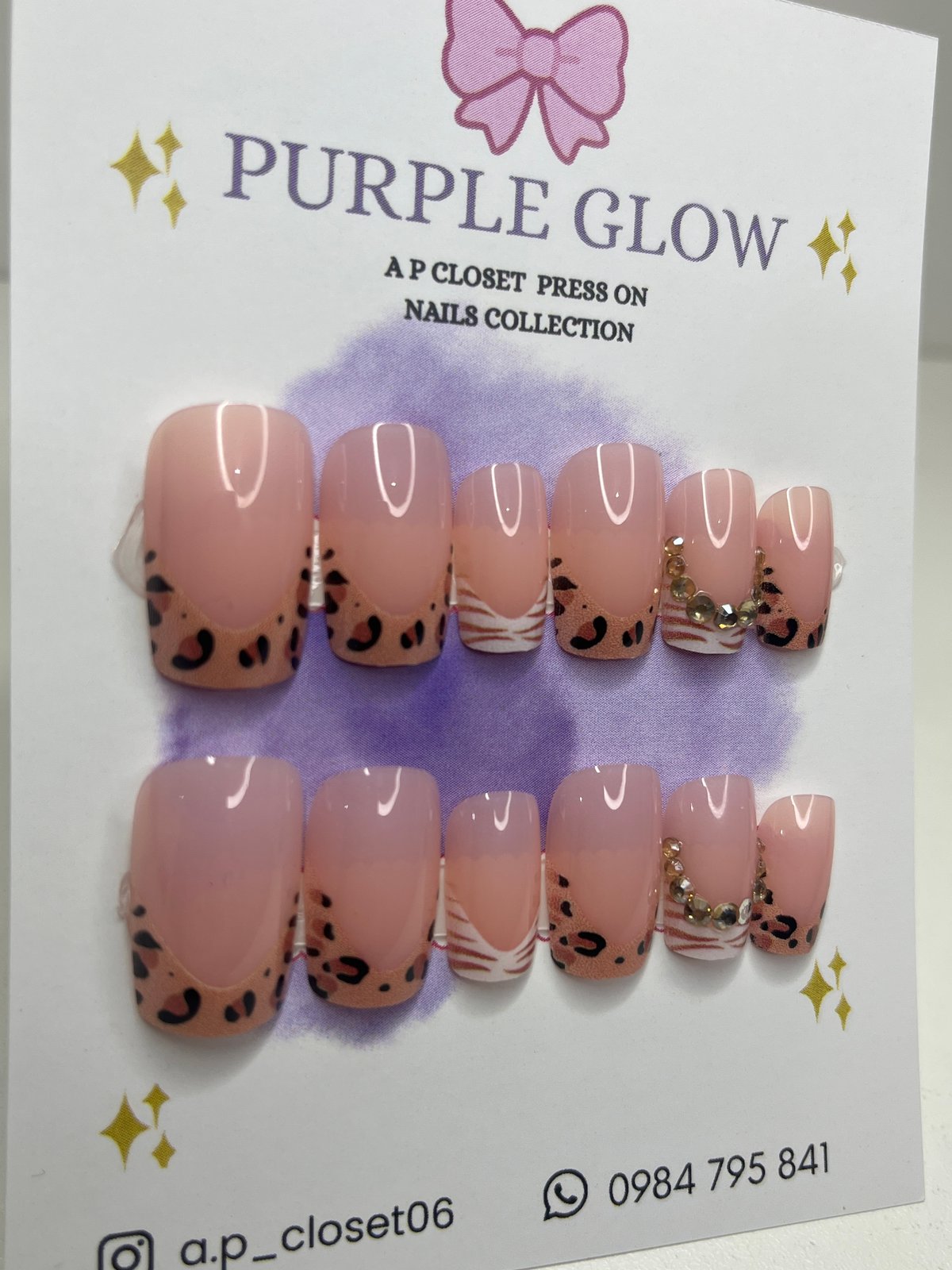 ᥫ᭡ Uñas press on Cuadradas cortas - 2