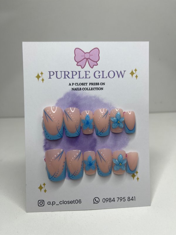 ᥫ᭡ Uñas press on Cuadradas cortas