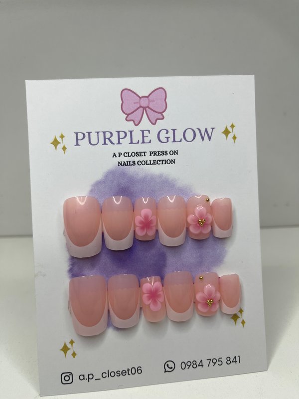 ᥫ᭡ Uñas press on Cuadradas cortas