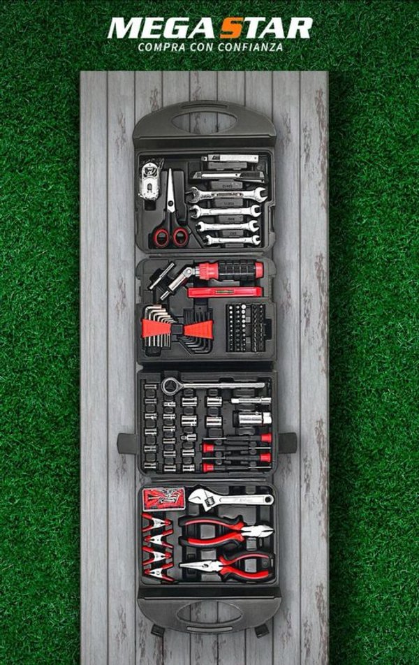 Kit Herramientas 189 Pz Ym777 Mega Star