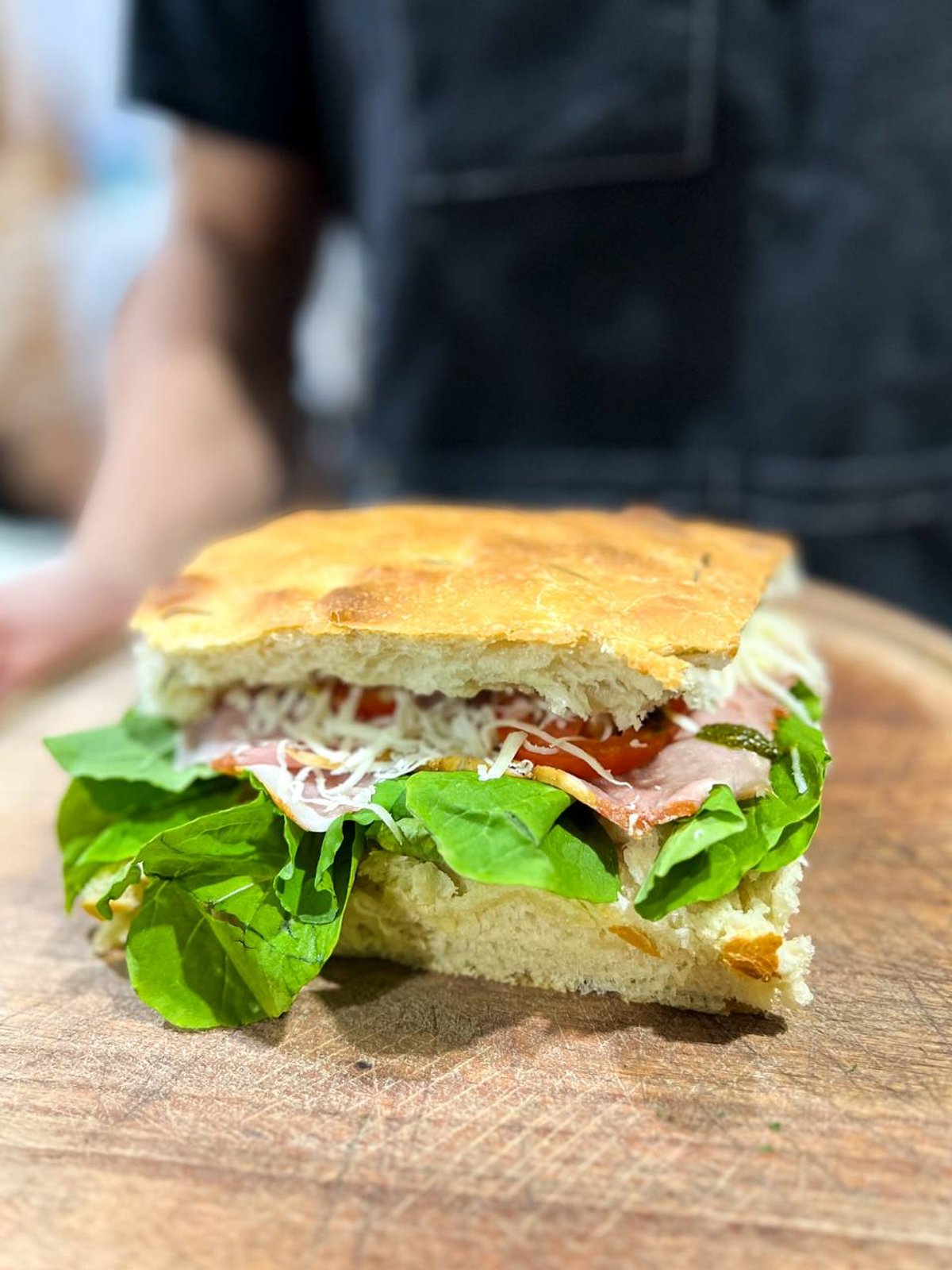 Focaccia Jamón Crudo