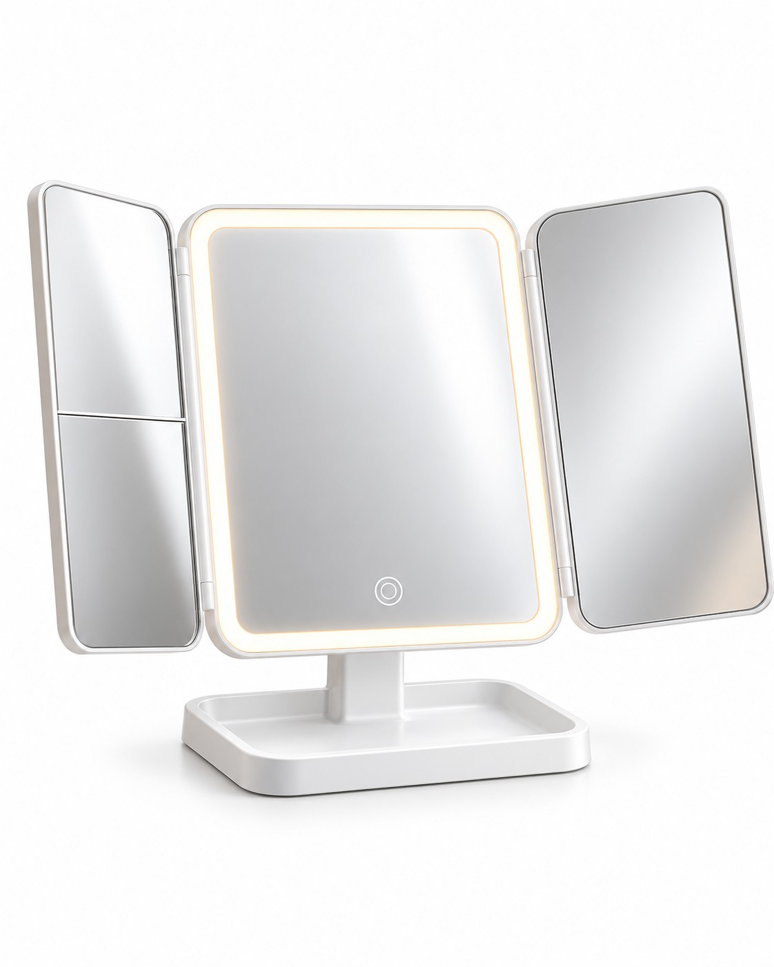 Espejo de maquillaje con luz LED 