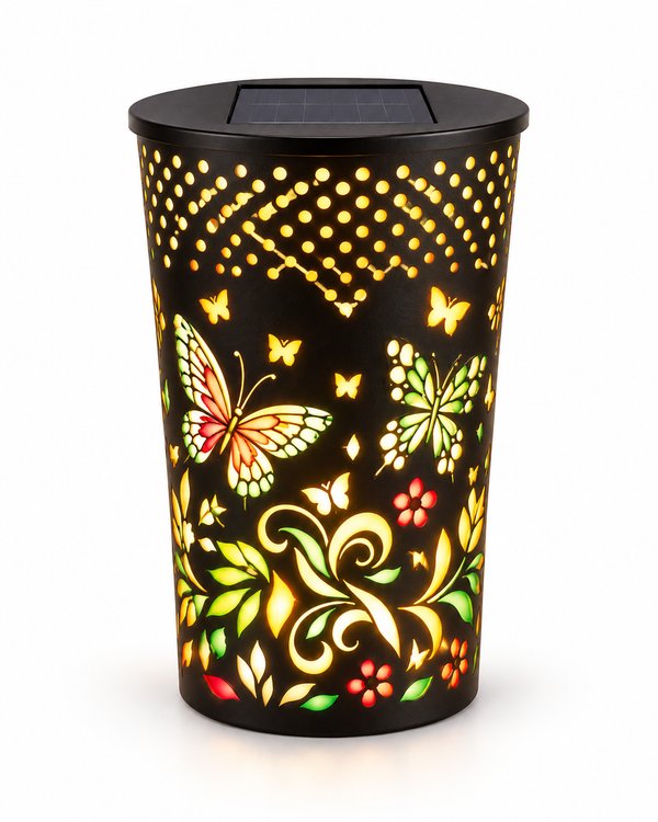 Lámpara solar Mariposa 