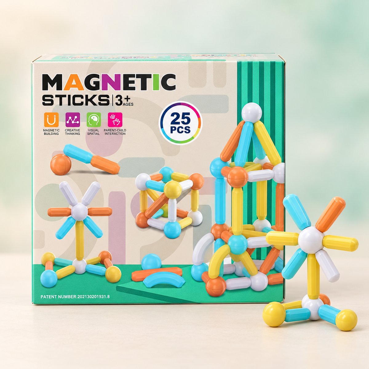 Juego de construcción magnético - 2