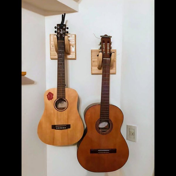 Soporte de Pared Simple para Guitarra o Bajo 🎸