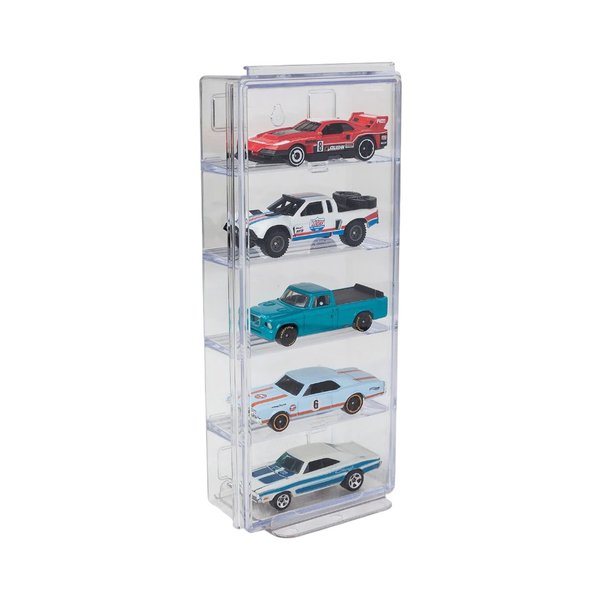 Expositor Modular transparente para 5 miniaturas escala 1:64