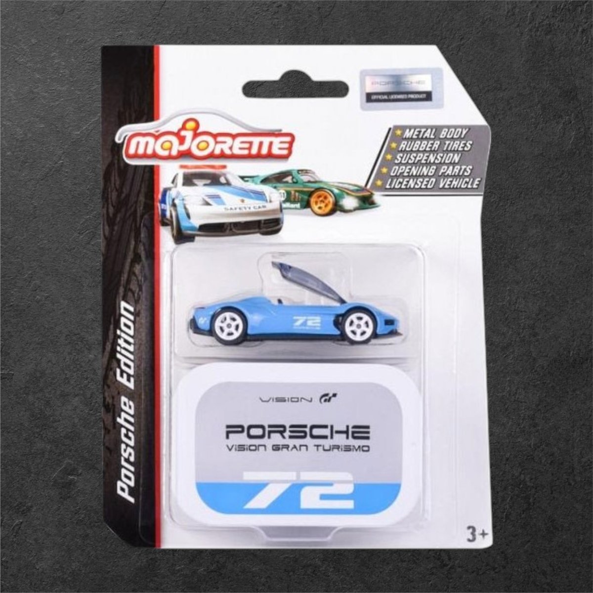 MAJORETTE - Porsche Vision Gran Turismo n° 72 Pastel Blue