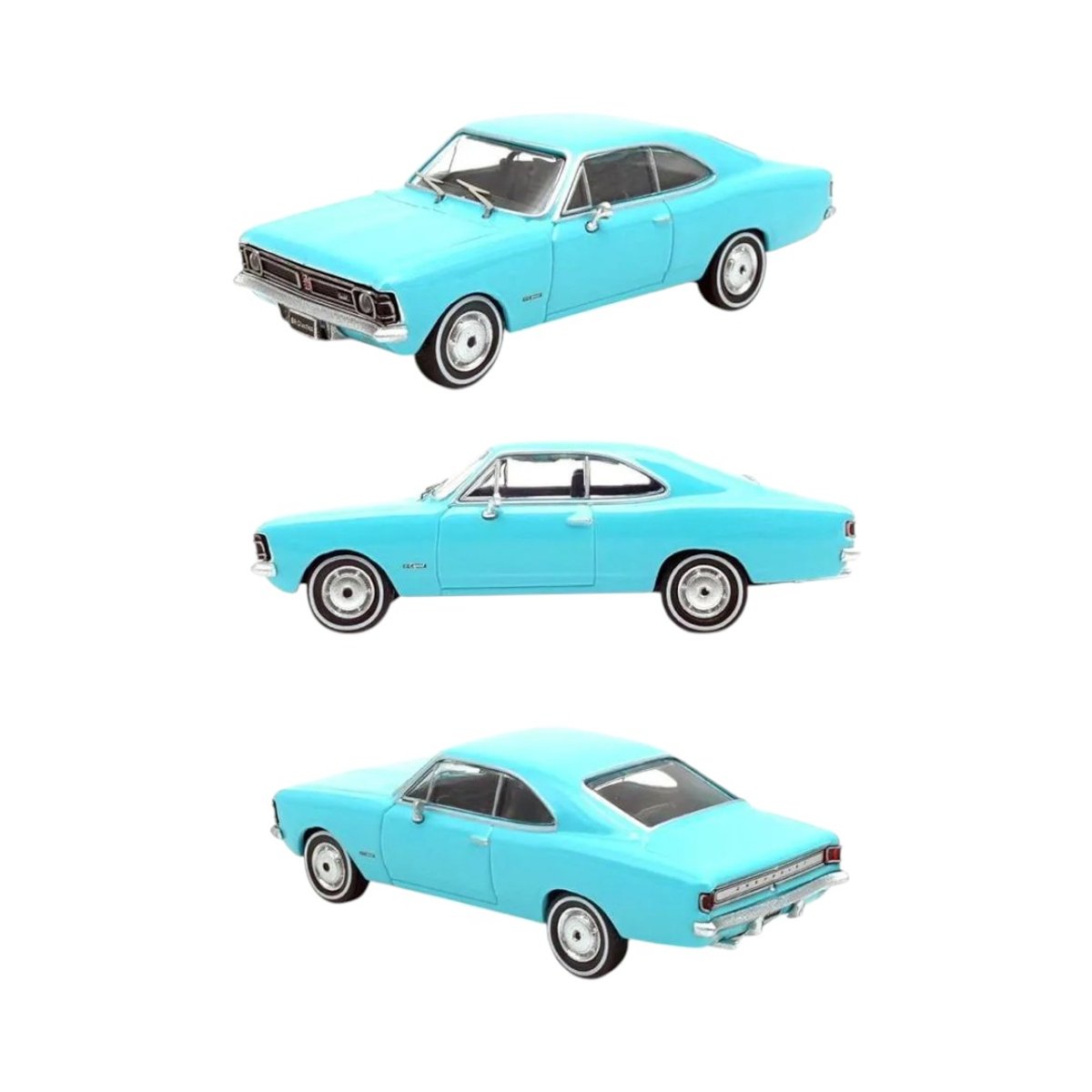 BR Classics - Chevrolet Opala Coupé De Luxo 1972  - Turquesa - 2