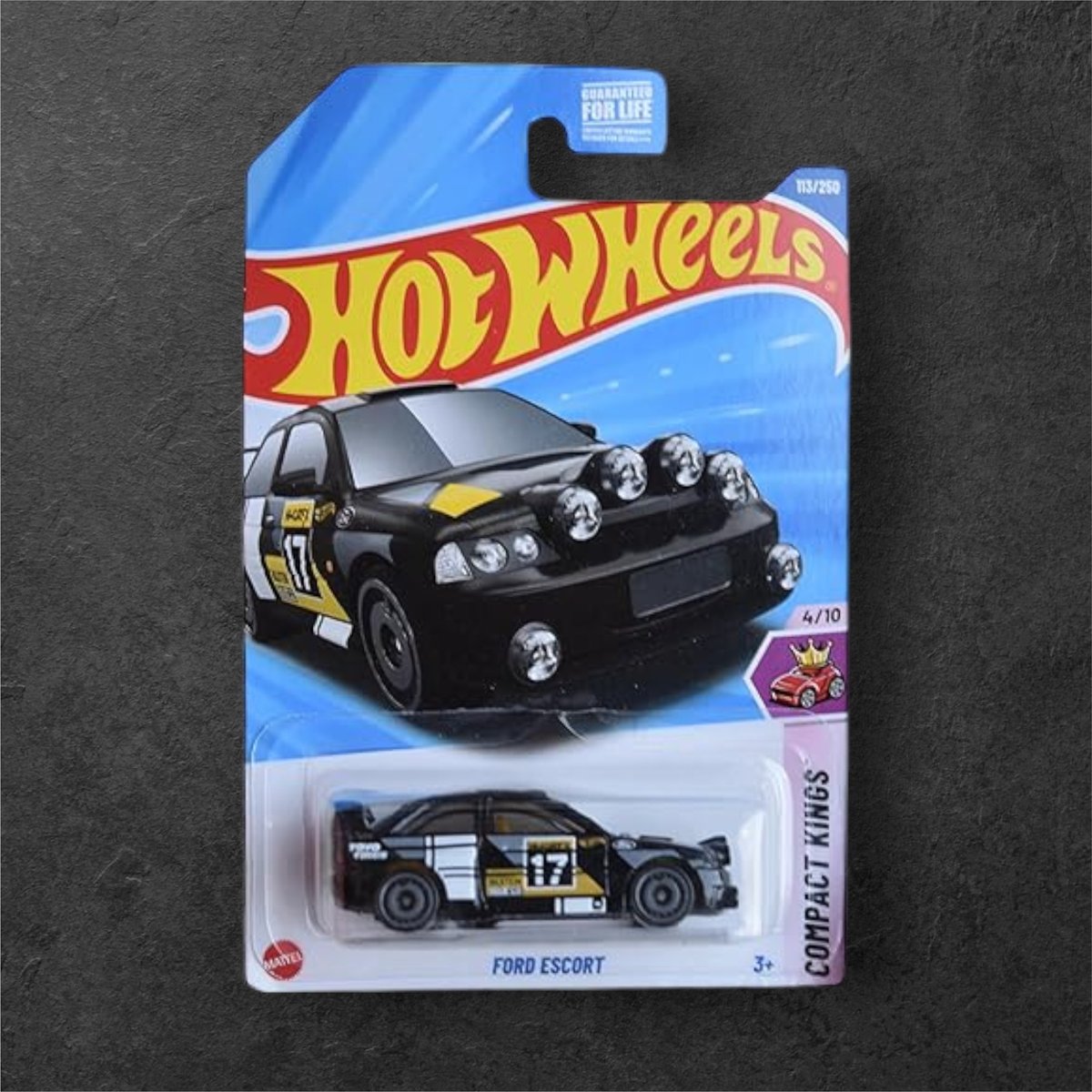 Hot Wheels Ford Scort - Negro