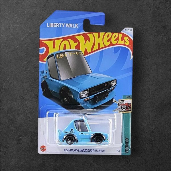 Hot Wheels Nissan Skyline 2000GT-R LBWK - Azul