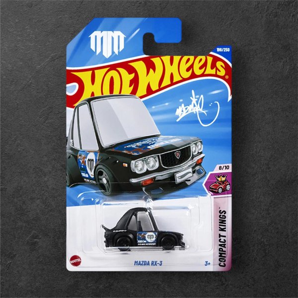 Hot Wheels Mazda RX-3 Tooned - Negro
