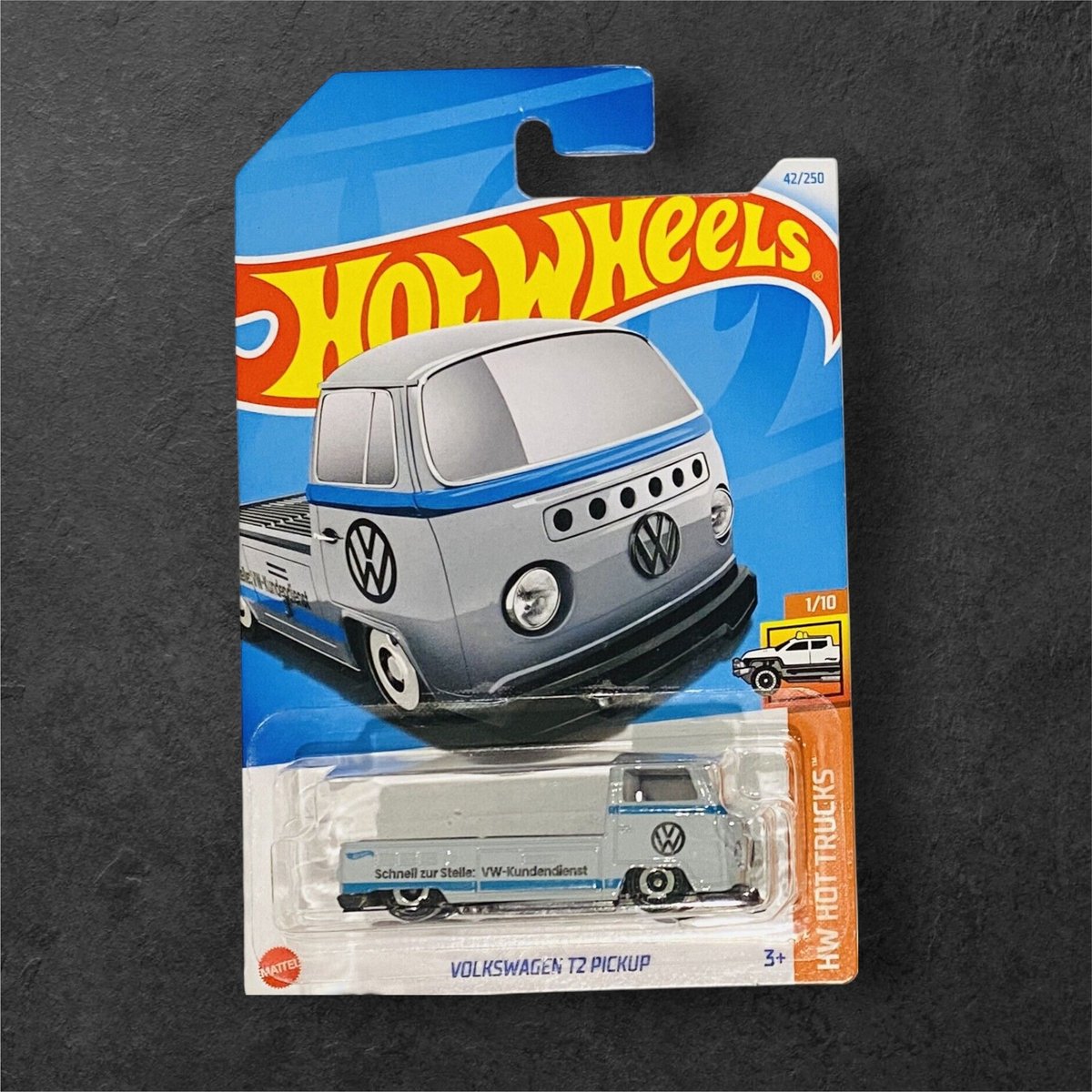 Hot Wheels T2 Volkswagen Pickup - Gris