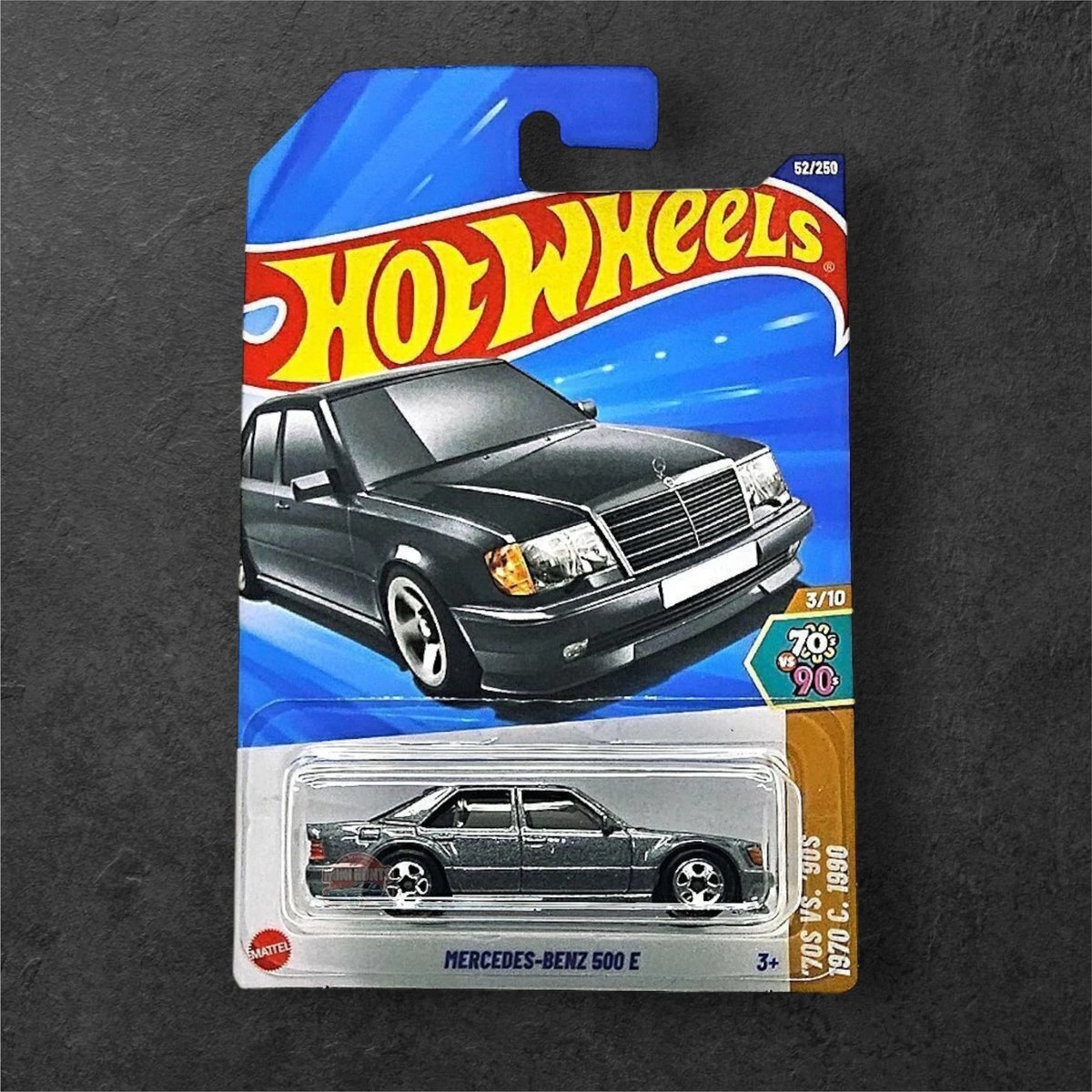 Hot Wheels Mercedes-Benz 500E - Grafito