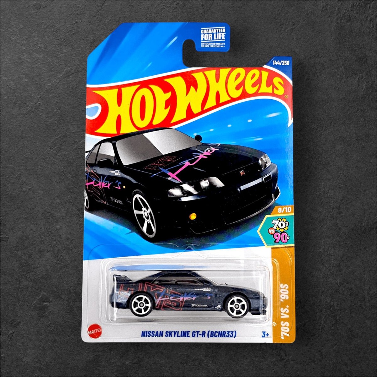 Hot Wheels Nissan Skyline GT-R  BCNR33 - Azul