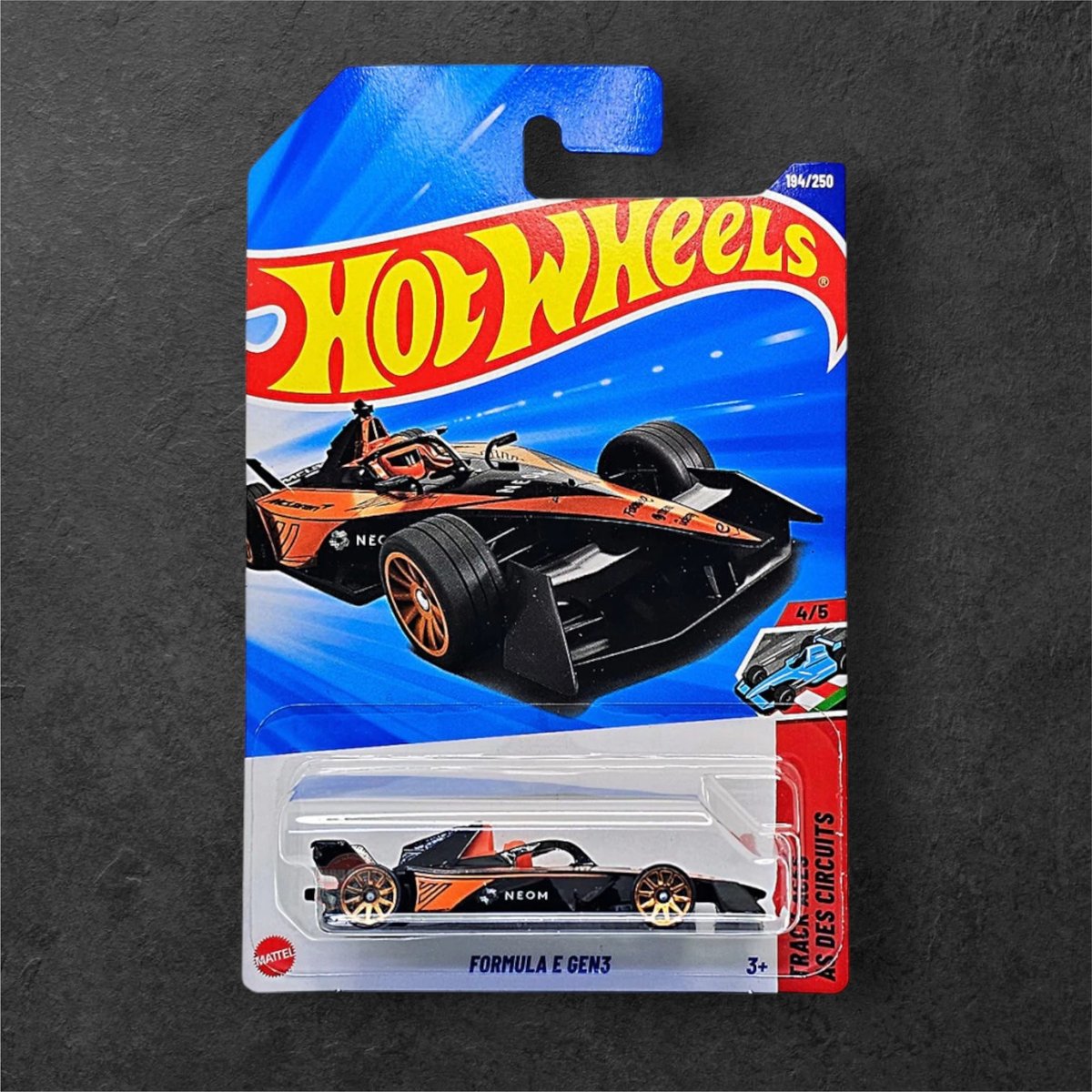 Hot Wheels Formula E GEN3 - Naranja