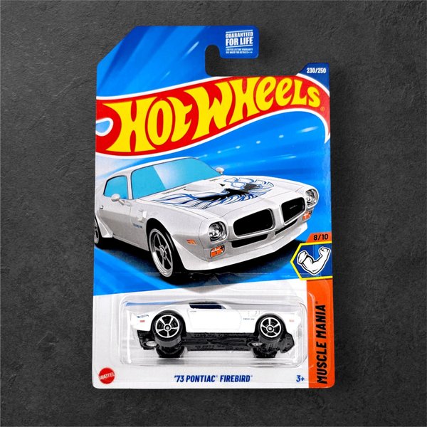 Hot Wheels  '73 Pontiac Firebird - Blanco