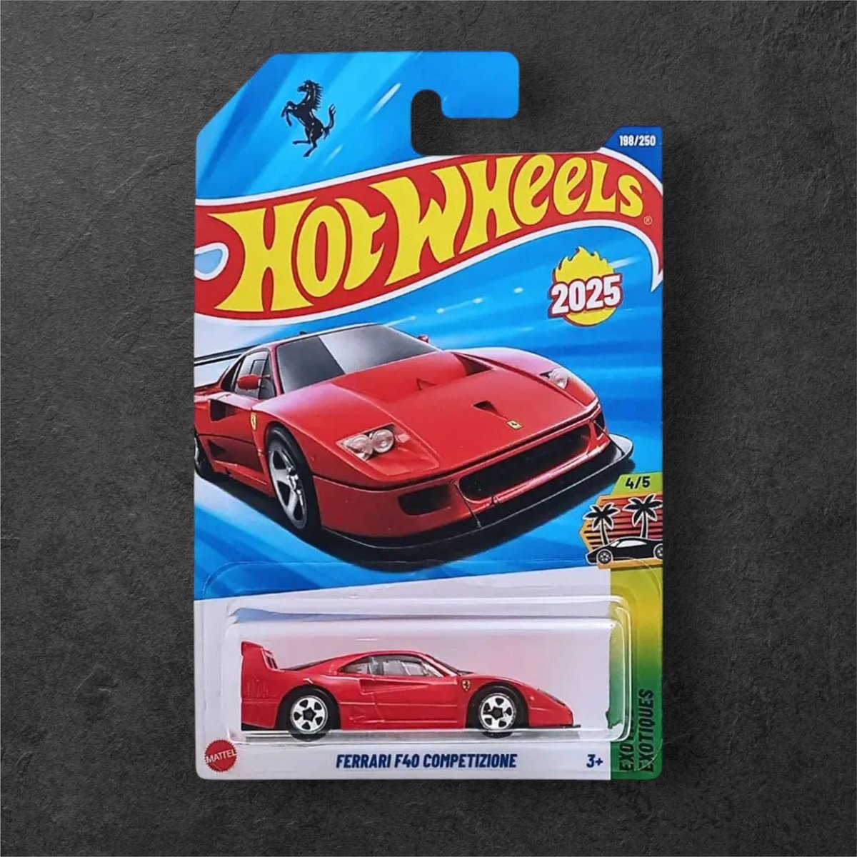 Hot Wheels Ferrari F40 Competizone - Rojo