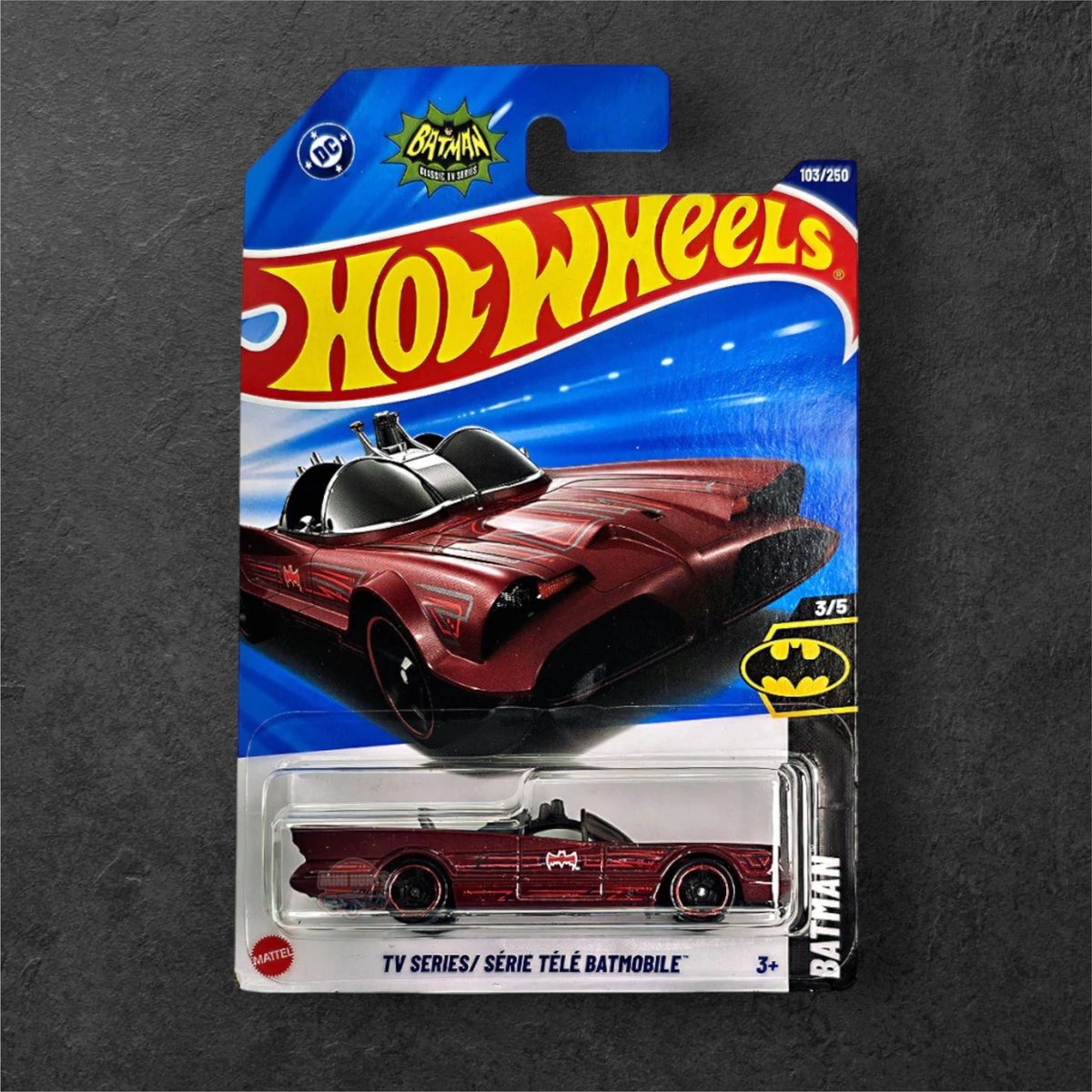 Hot Wheels Tv Series Batmobile - Rojo