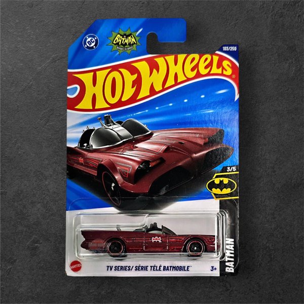 Hot Wheels Tv Series Batmobile - Rojo