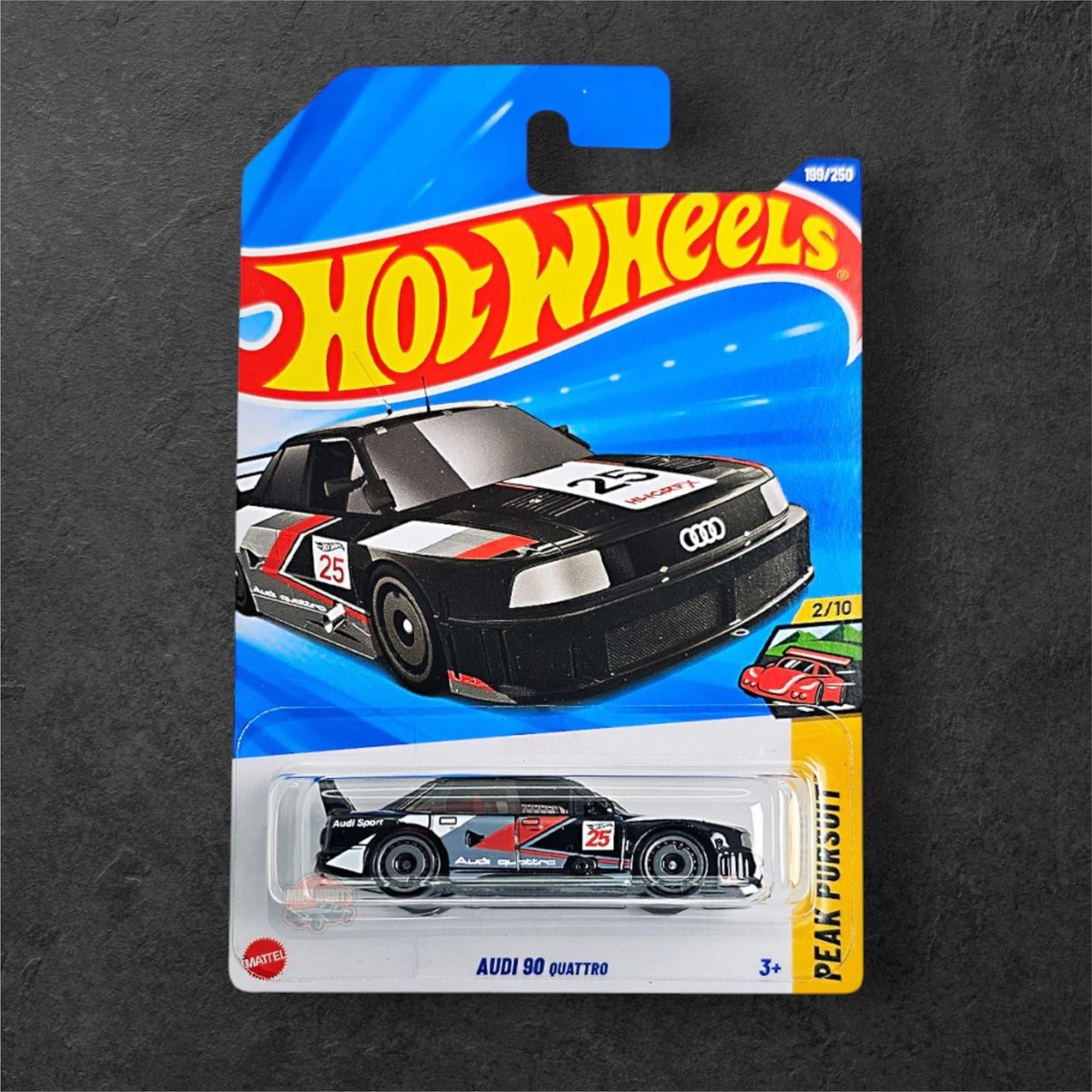 Hot Wheels Audi 90 Quattro - Negro
