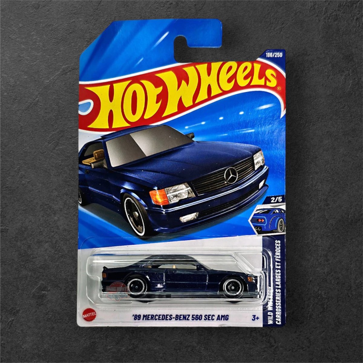 Hot Wheels '89 Mercedes-Benz 560 SEC AMG - Azul