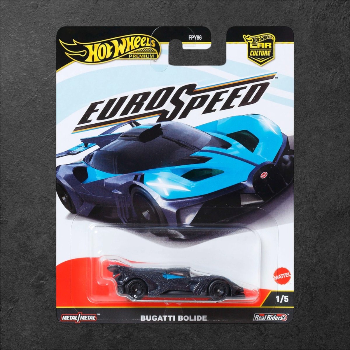 HWs Premium Bugatti Bolide - Euro Speed - Car Culture